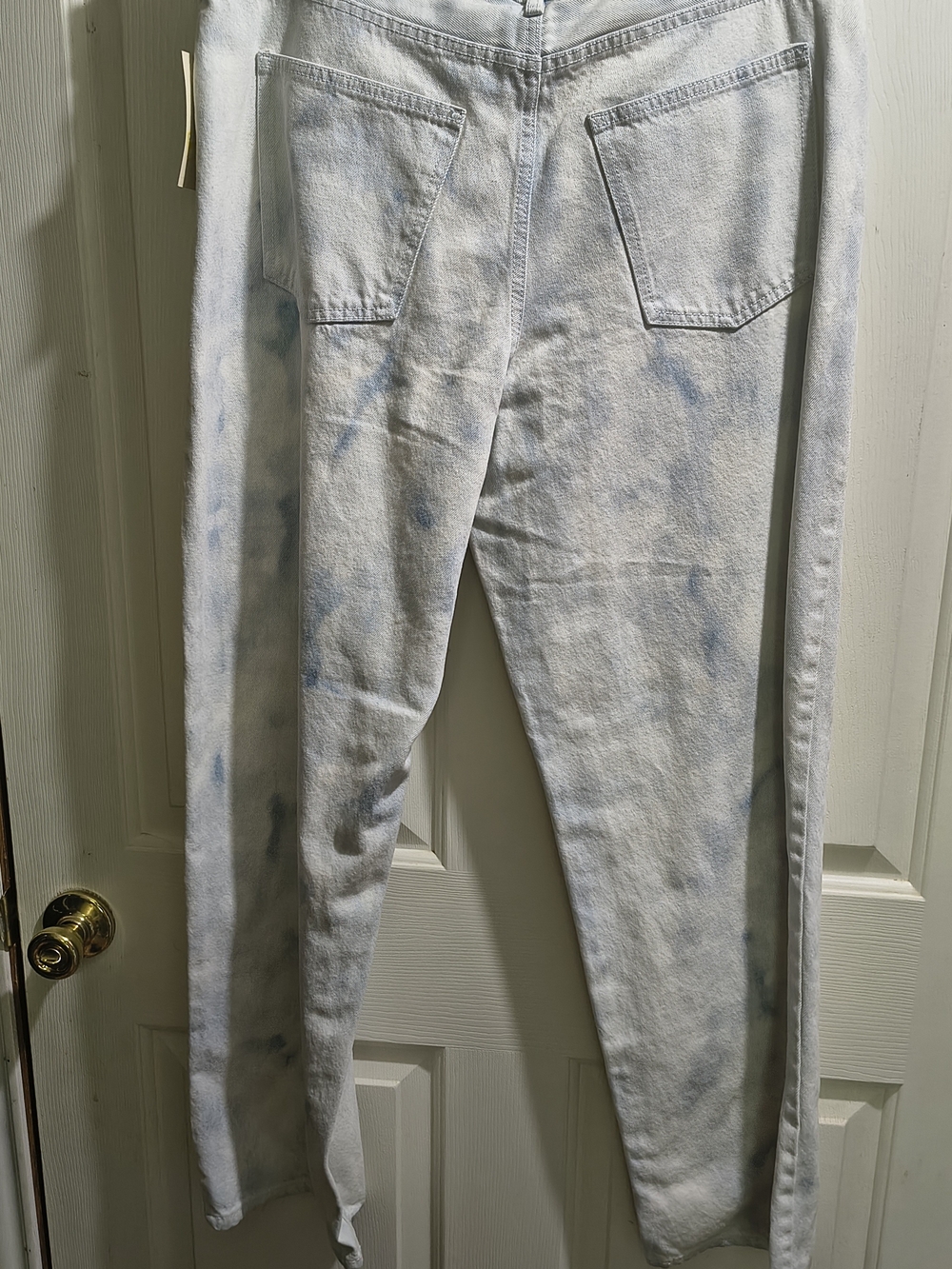 Universal Thread Light Blue and White Tie-Dye Jeans - Picture 2 of 3